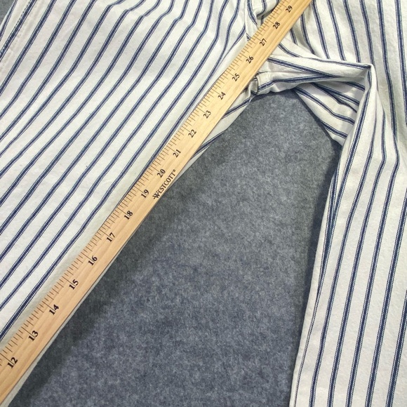 NWT J. Crew Women's Slim Wide-Leg Jeans Size 25 AJ529 Blue White Stripe, NWT - Picture 12 of 15